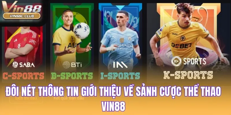Đôi nét thông tin giới thiệu về sảnh cược thể thao Vin88